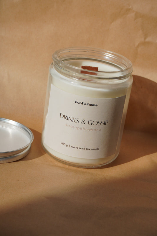 Drinks & Gossip | Raspberry & Lemon Tonic (Glass Jar 200 g)