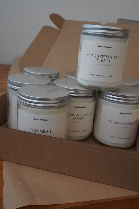 Road Trip With My Playlist | Black Orchid & Lily (Glass Jar 200 g)