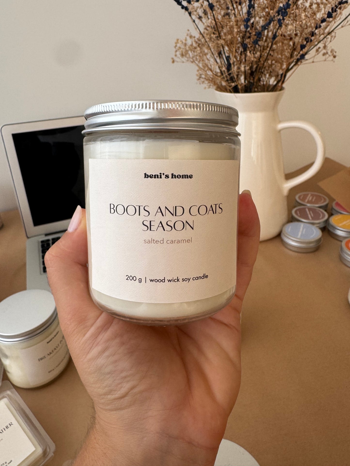 Boots and Coats Season | Salted Caramel (Glass Jar 200 g)