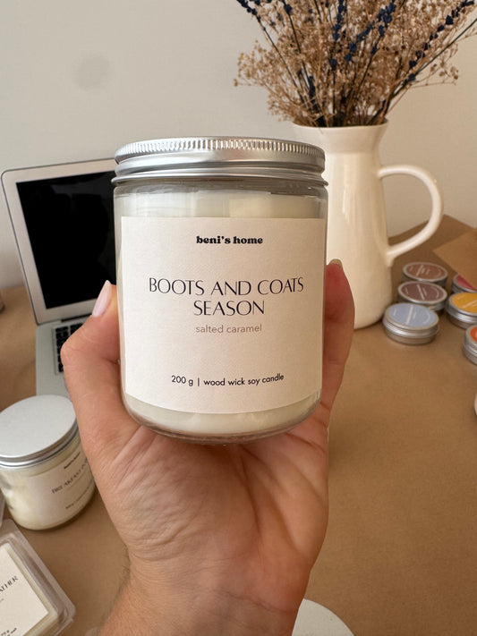 Boots and Coats Season | Salted Caramel (Glass Jar 200 g)